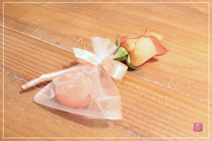 DIY no Chá de Panela: Macaron com Rosa