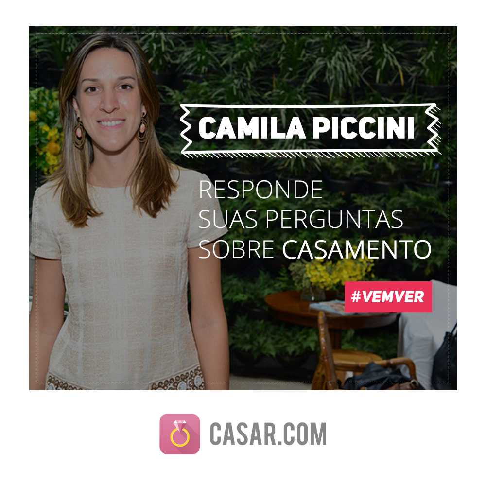 Camila Piccini responde perguntas sobre casamento