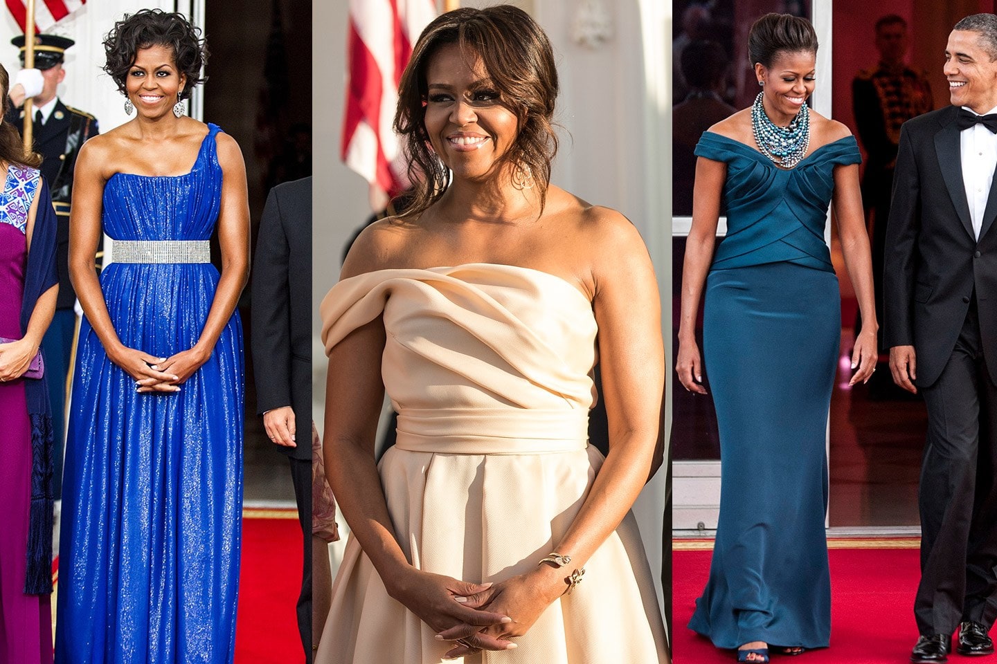 Vestido para mãe do noivo: inspirações com Michelle Obama