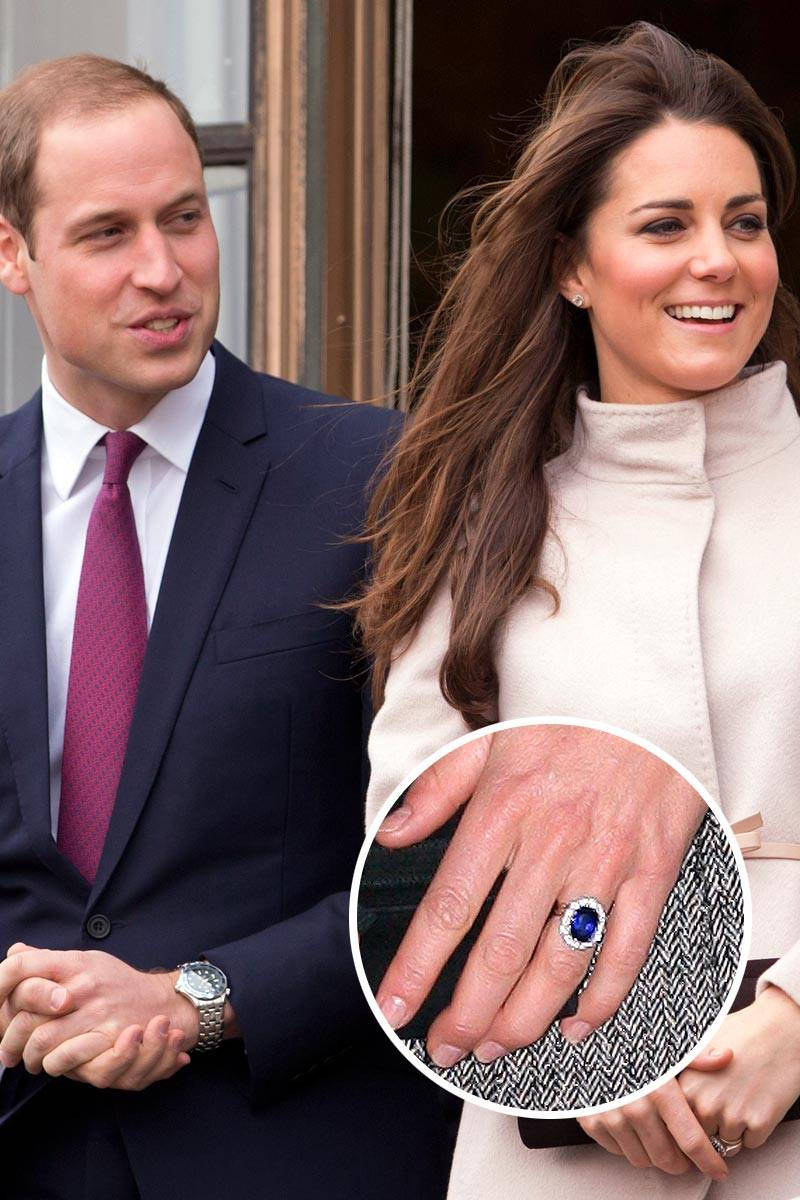Aliança de casamento Kate Middleton Principe William e princesa Kate Middleton