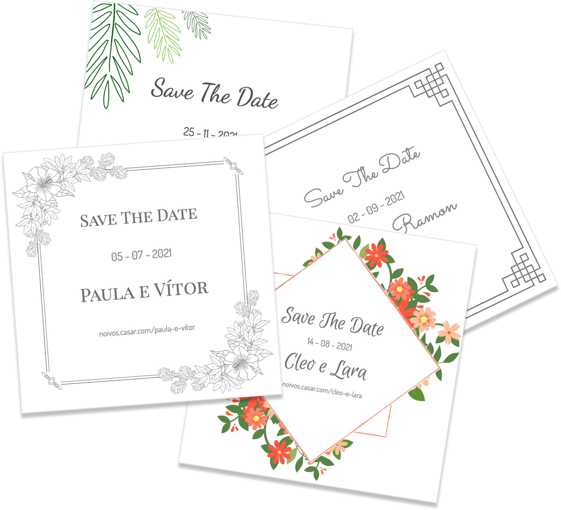 O que é Save the Date e como fazer sem custo? modelo save the date