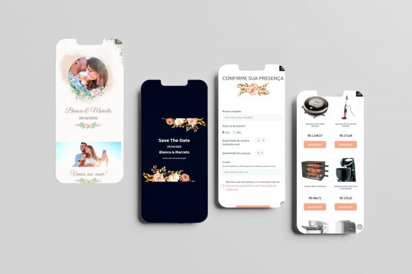 Site de casamento e lista de presentes Casar.com